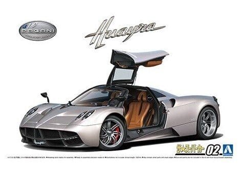 Aoshima 1/24 12 Pagani Huayra Plastic Model Kit - Hobbytech Toys