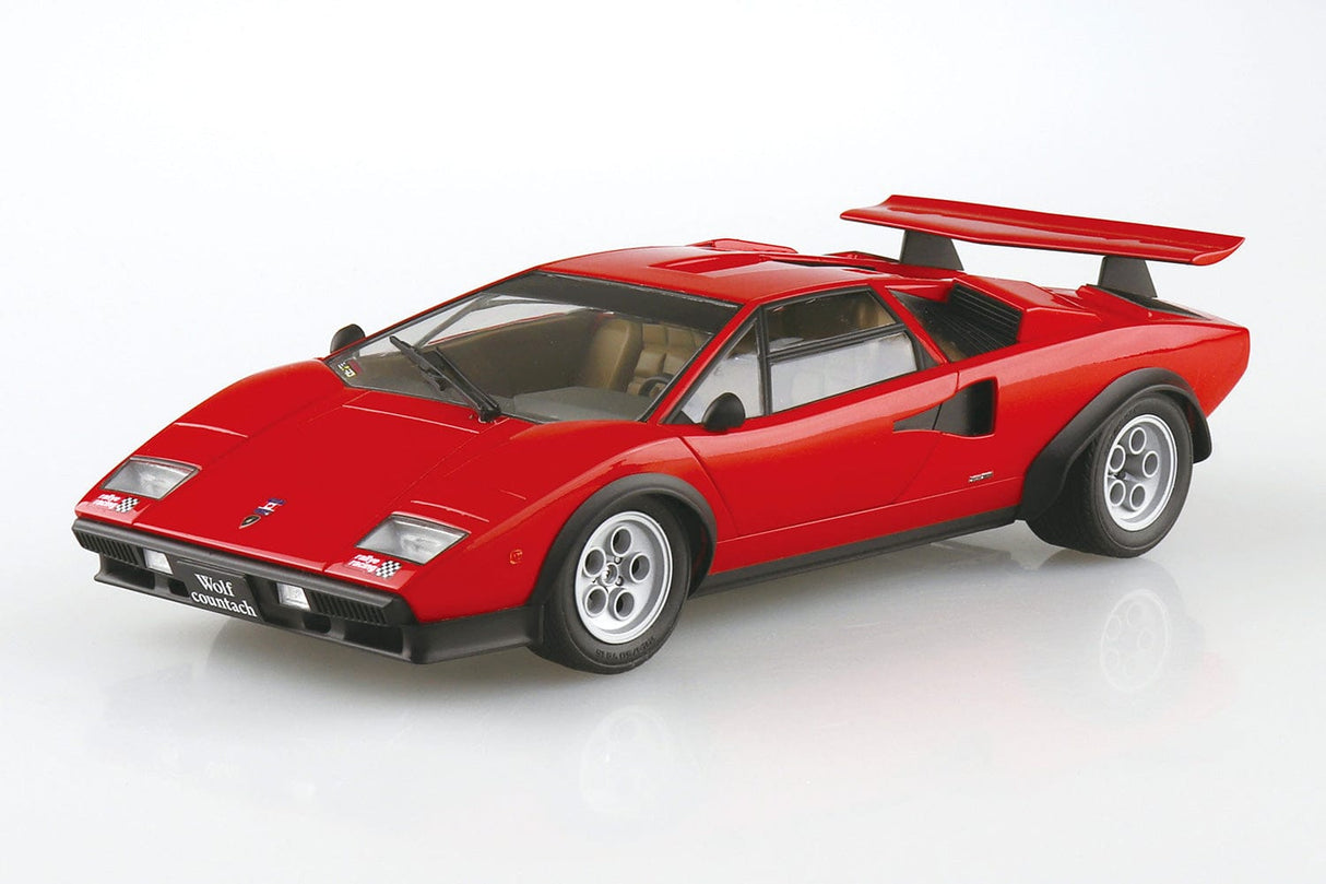 Aoshima 1/24 1975 Wolf Countach Version 1 plastic model kit