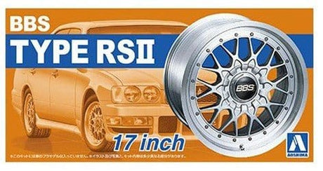 Aoshima 1/24 BBS RSII 17inch Wheel Set - Plastic Model Kit - Hobbytech Toys