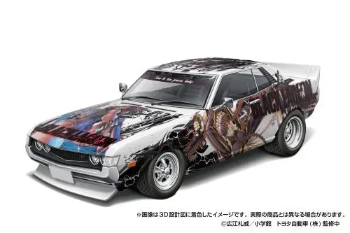 Aoshima 1/24 Black Lagoon Ta22 Toyota Celica 1600Gt 1972 Plastic Model Kit