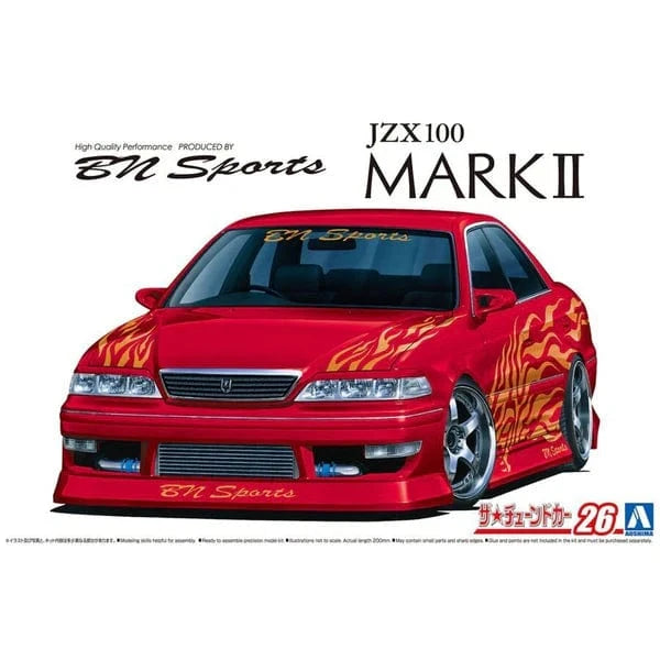 Aoshima 1/24 BN SPORTS Toyota JZX100 MARK II 1998 Plastic Model Kit