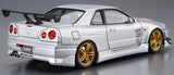 Aoshima 1/24 C-WEST BNR34 Nissan Skyline GTR 2002 Plastic Model Kit