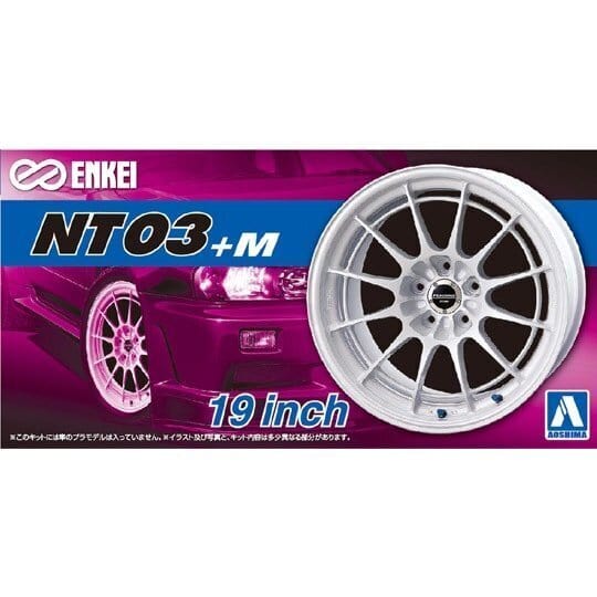 Aoshima 1/24 Enkei NT03+M 19Inch Wheel Set