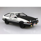 Aoshima 1/24 Fujiwara Takumi Toyota AE86 Trueno Project - D Version Plastic Model Kit - Hobbytech Toys