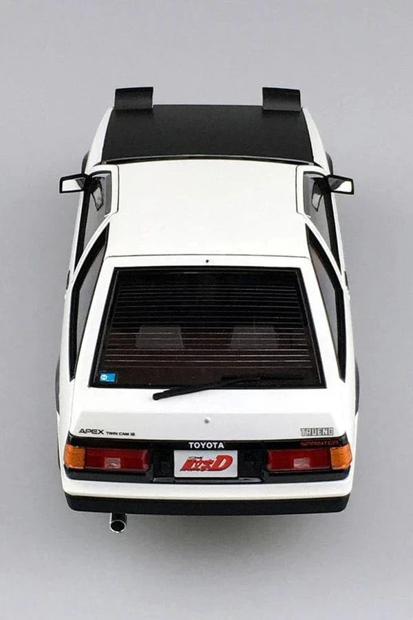 Aoshima 1/24 Fujiwara Takumi Toyota AE86 Trueno Project - D Version Plastic Model Kit - Hobbytech Toys