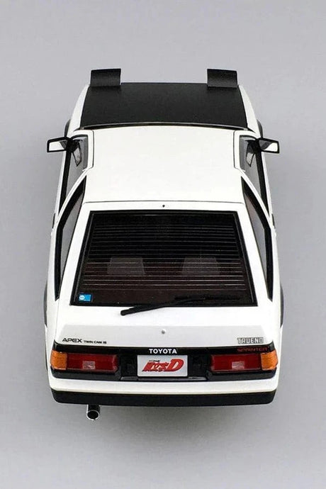 Aoshima 1/24 Fujiwara Takumi Toyota AE86 Trueno Project - D Version Plastic Model Kit - Hobbytech Toys