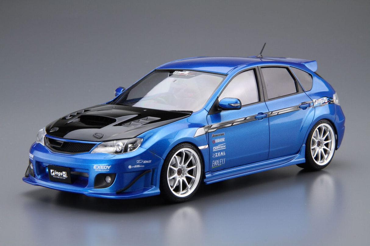 Aoshima 1/24 INGS GRB Subaru Impreza WRX STI 2007 Plastic Model Kit [020064]