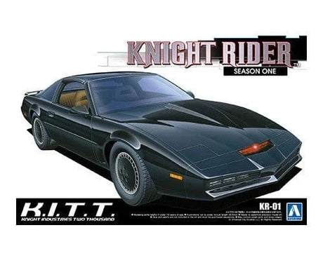 Aoshima 1/24 Knight Rider Knight 2000 K.I.T.T. Season I Plastic Model Kit [A006320] - Hobbytech Toys