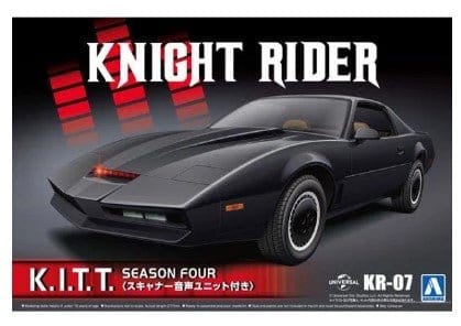 Aoshima 1/24 Knight Rider Knight 2000 K.I.T.T. Season Iv Scanner & Sound Unit Plastic Model Kit - Hobbytech Toys
