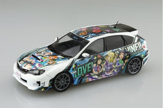 Aoshima 1/24 Lovelive! Sunshine!! GRB Impreza WRX STI 2010 (Subaru) Plastic Model Kit [A006876]