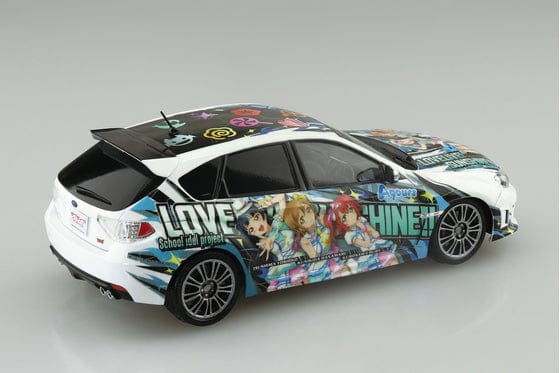 Aoshima 1/24 Lovelive! Sunshine!! GRB Impreza WRX STI 2010 (Subaru) Plastic Model Kit [A006876]