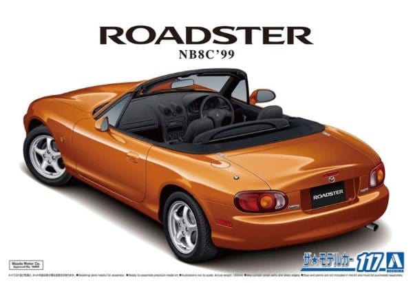 Aoshima 1/24 Mazda NB8C Roadster RS 99 Plastic Model Kit [A005792] - Hobbytech Toys