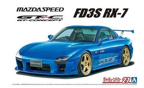 Aoshima 1/24 Mazda Speed FD3S RX - 7 A - Spec GT - C 1999 Mazda Plastic Model Kit - Hobbytech Toys