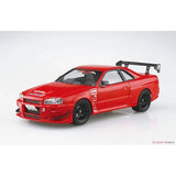 Aoshima 1/24 MCR BNR34 Nissan SKYLINE GT-R 2002 Plastic Model Kit