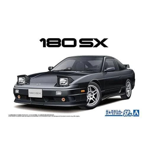 Aoshima 1/24 Nissan RPS13 180SX Type X 1996 Custom Wheel Plastic Model Kit