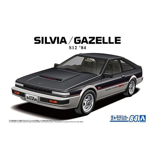 Aoshima 1/24 Nissan S12 Silvia/Gazelle Turbo RS-X 1984 Plastic Model Kit [020103]