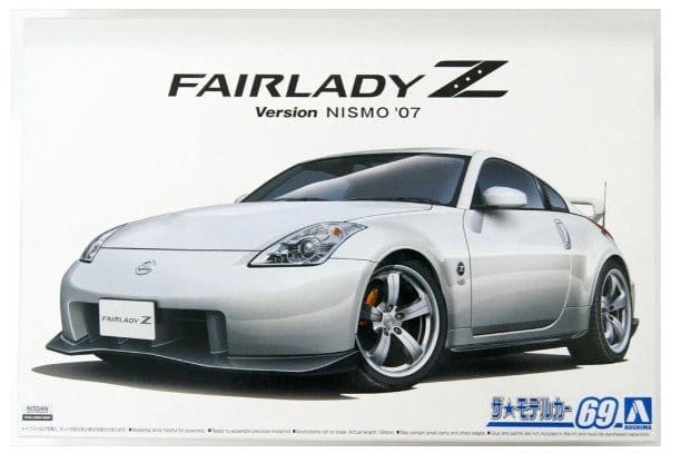 Aoshima 1/24 Nissan Z33 Fairlady Z Version Nismo 07 Plastic Model Kit [A005848] - Hobbytech Toys