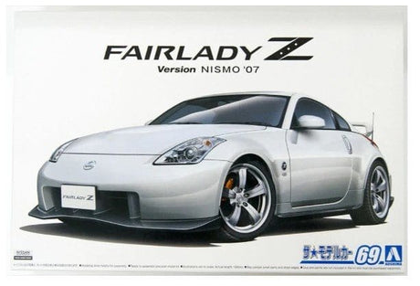 Aoshima 1/24 Nissan Z33 Fairlady Z Version Nismo 07 Plastic Model Kit [A005848] - Hobbytech Toys