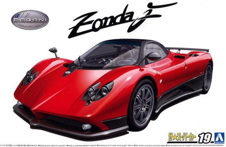 Aoshima 1/24 Pagani Zonda F Plastic Model Kit - Hobbytech Toys