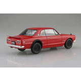Aoshima 1/24 Snap KPGC10 Skyline HT 2000 GT - R 1970 Red - Hobbytech Toys