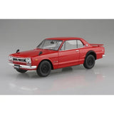 Aoshima 1/24 Snap KPGC10 Skyline HT 2000 GT - R 1970 Red - Hobbytech Toys