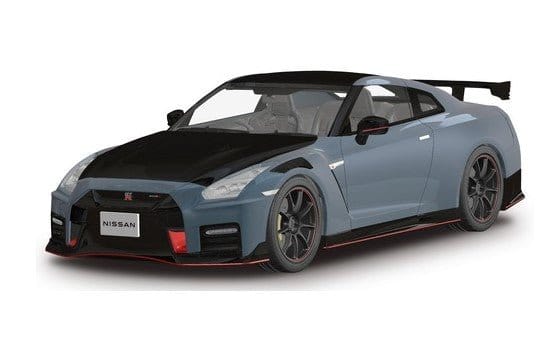Aoshima 1/24 Snap R35 Nissan GT - R Nismo Special Edition 2022 Nismo Stealth Gray Plastic Model Kit - Hobbytech Toys