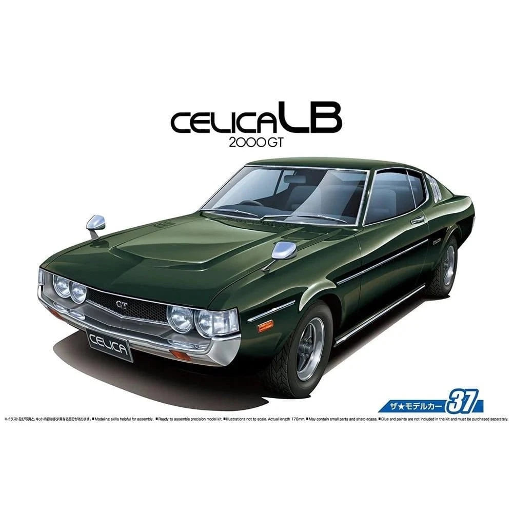 Aoshima 1/24 Toyota RA35 Celica lb 2000GT 77 Plastic Model Kit [A005845] - Hobbytech Toys