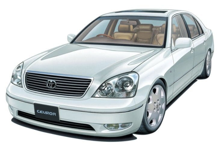 Aoshima 1/24 Toyota UCF30 Celsior 00 Plastic Model Kit - Hobbytech Toys