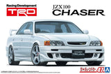 Aoshima 1/24 TRD JZX100 Toyota Chaser 1998 Plastic Model Kit - Hobbytech Toys