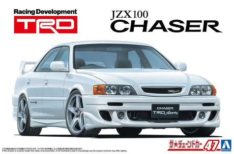 Aoshima 1/24 TRD JZX100 Toyota Chaser 1998 Plastic Model Kit - Hobbytech Toys