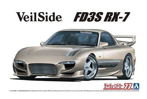 Aoshima 1/24 Veilside Combat Model FD3S RX - 7 1999 (MAZDA) Plastic Model Kit - Hobbytech Toys
