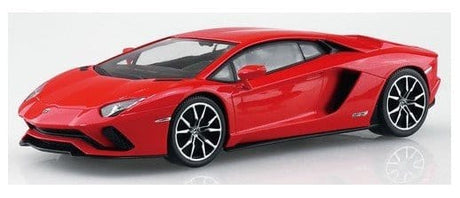 Aoshima 1/32 Snap Lamborghini Aventador S (Pearl Red) Plastic Model Kit - Hobbytech Toys