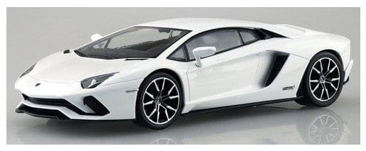 Aoshima 1/32 Snap Lamborghini Aventador S (Pearl White) Plastic Model Kit - Hobbytech Toys