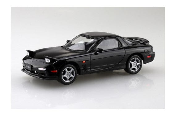 Aoshima 1/32 SNAP Mazda FD3S RX - 7 (Brilliant Black) Plastic Model Kit - Hobbytech Toys