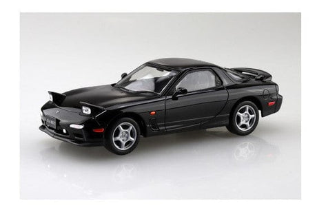 Aoshima 1/32 SNAP Mazda FD3S RX - 7 (Brilliant Black) Plastic Model Kit - Hobbytech Toys