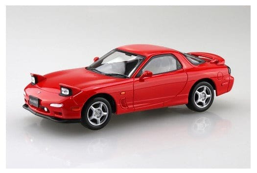 Aoshima 1/32 SNAP Mazda FD3S RX - 7 (Vintage Red) Plastic Model Kit - Hobbytech Toys
