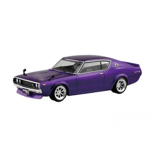 Aoshima 1/32 SNAP Nissan C110 Skyline GT-R Custom (Metallic Purple) Model Kit