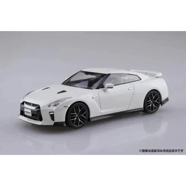 Aoshima 1/32 Snap Nissan R35 Nissan GT-R 2024 (Brilliant White Pearl) Plastic Model Kit