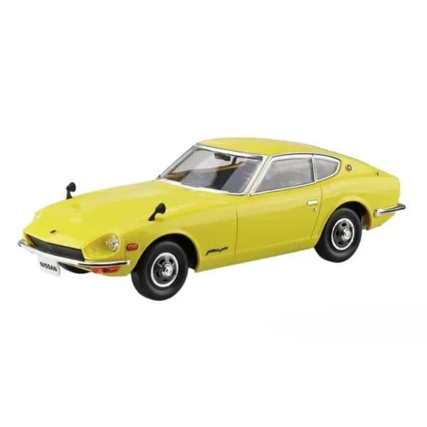 Aoshima 1/32 Snap Nissan S30 Fairlady Z (Yellow) Plastic Model Kit [A006257] - Hobbytech Toys