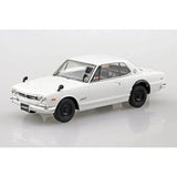 Aoshima 1/32 Snap Nissan Skyline 2000 GT - R (White) Plastic Model Kit [A005883] - Hobbytech Toys