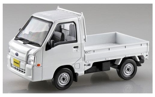 Aoshima 1/32 Snap Subaru Sambar Truck (Frost White) Plastic Model Kit - Hobbytech Toys