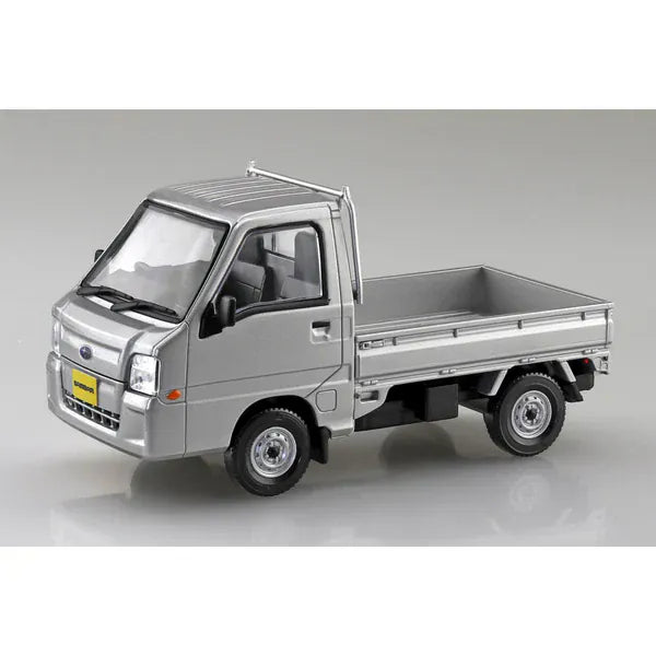 Aoshima 1/32 SNAP Subaru Sambar Truck (Sterling Silver Metallic) Model Kit
