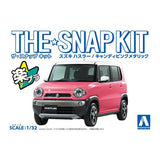 Aoshima 1/32 SNAP Suzuki Hustler (Candy Pink Metallic) Model Kit
