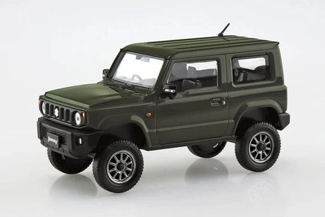 Aoshima 1/32 SNAP Suzuki Jimny Custom Wheel (Jungle Green) Kit - Hobbytech Toys