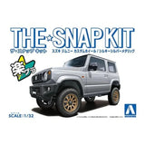 Aoshima 1/32 SNAP Suzuki Jimny Custom Wheel (Silky Silver Metallic) Kit - Hobbytech Toys