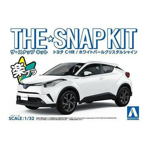Aoshima 1/32 SNAP Toyota C-HR(White Pearl Crystal Shine) Model Kit