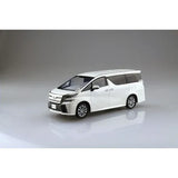 Aoshima 1/32 SNAP Toyota Vellfire (White Pearl Crystal Shine) Model Kit