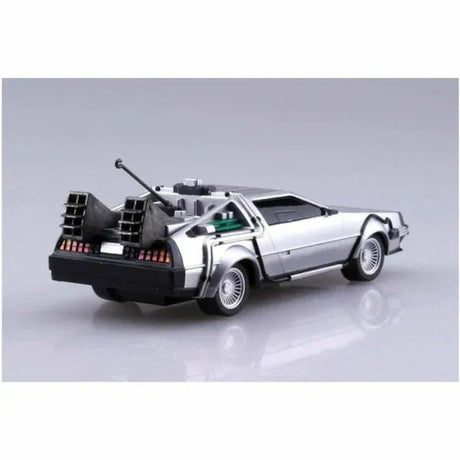 Aoshima 1/43 Pullback Back To The Future From Part I Timemachine Plastic Model Kit [005475]