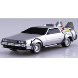 Aoshima 1/43 Pullback Back To The Future From Part II Timemachine Plastic Model Kit [005476]