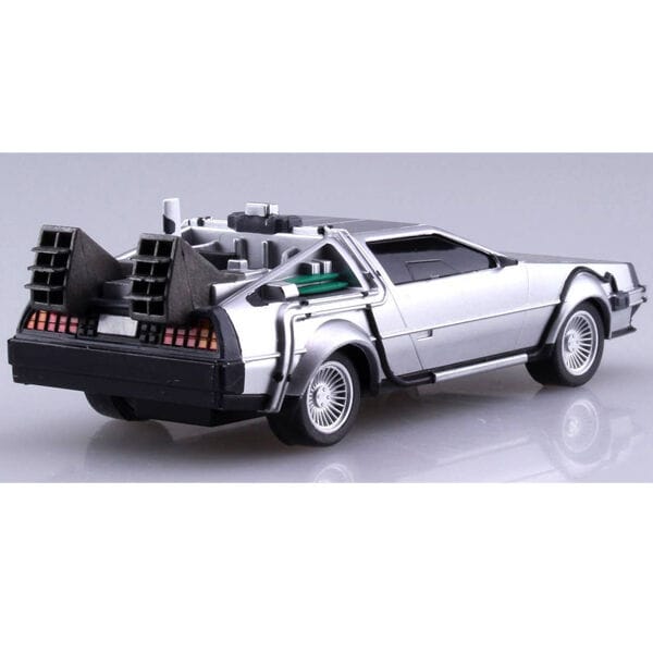 Aoshima 1/43 Pullback Back To The Future From Part II Timemachine Plastic Model Kit [005476]